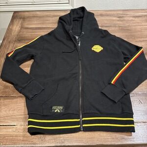 Dirtybird Records Campout  Small Black Sweatshirt Zip Hoodie Jacket